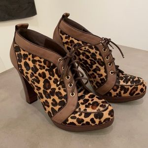 Devalesi Leopard Print Shoes - 8